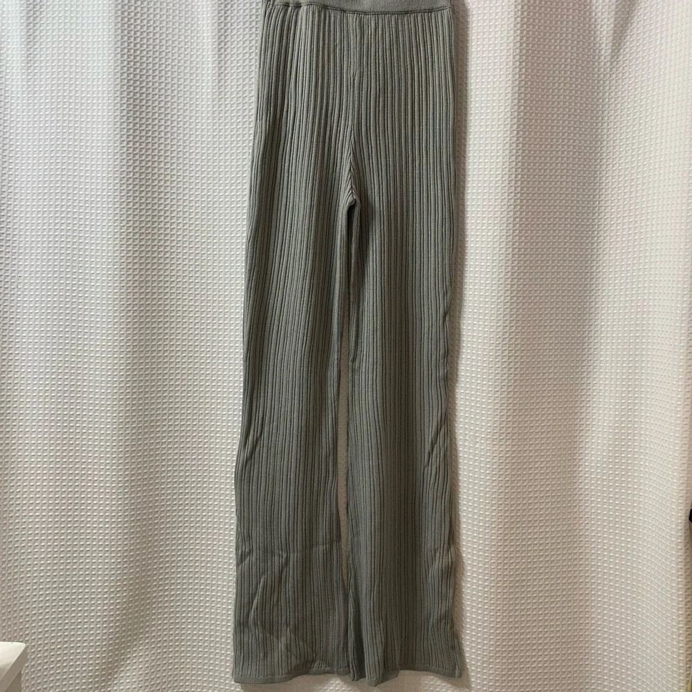 NWOT ASOS High Rise Knit Flare Pants - Picture 5 of 5